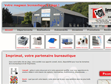 Tablet Screenshot of imprimat.be